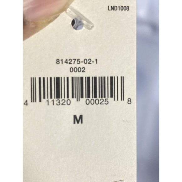 Gap Womens Top Beige Ruffle Blouse Sleeveless Shirt Sleeveless Size Medium - Picture 9 of 10